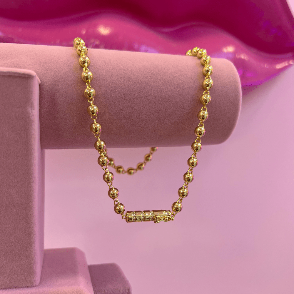 Gold Top Zincir Kolye