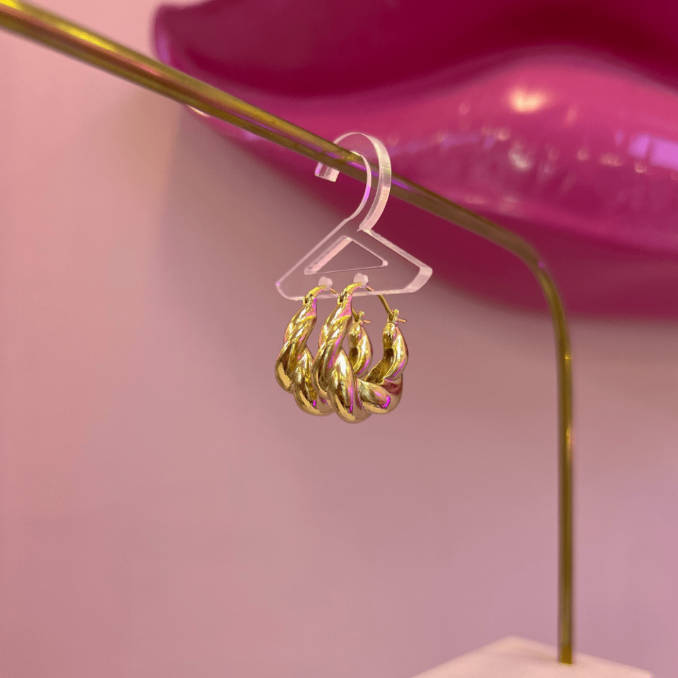 Gold Küpe
