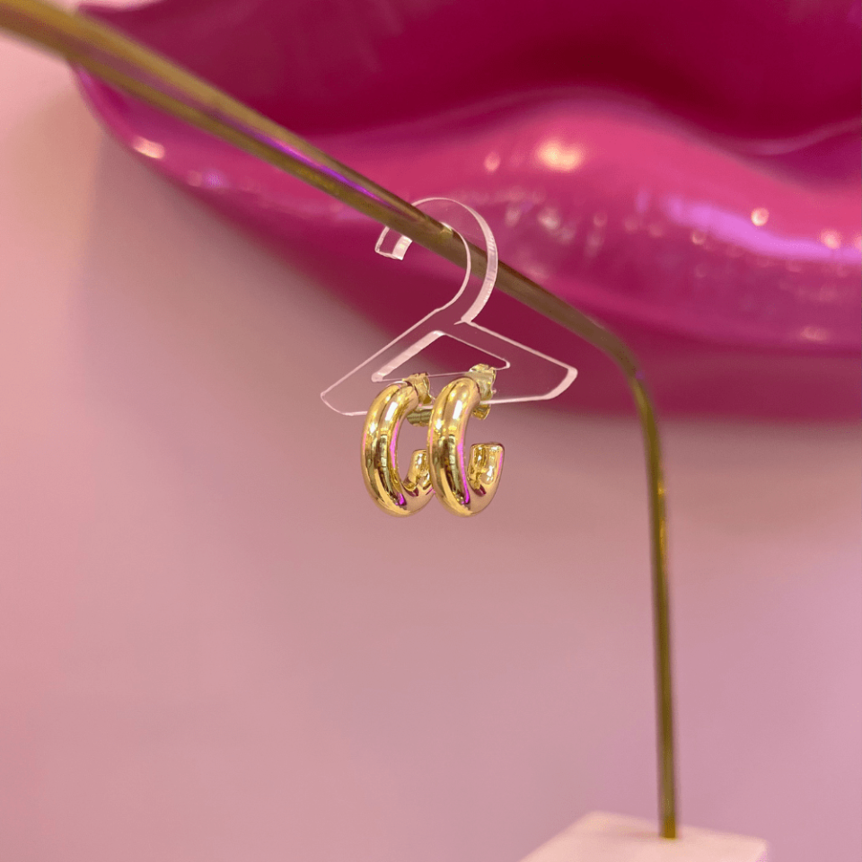 Gold Halka Küpe