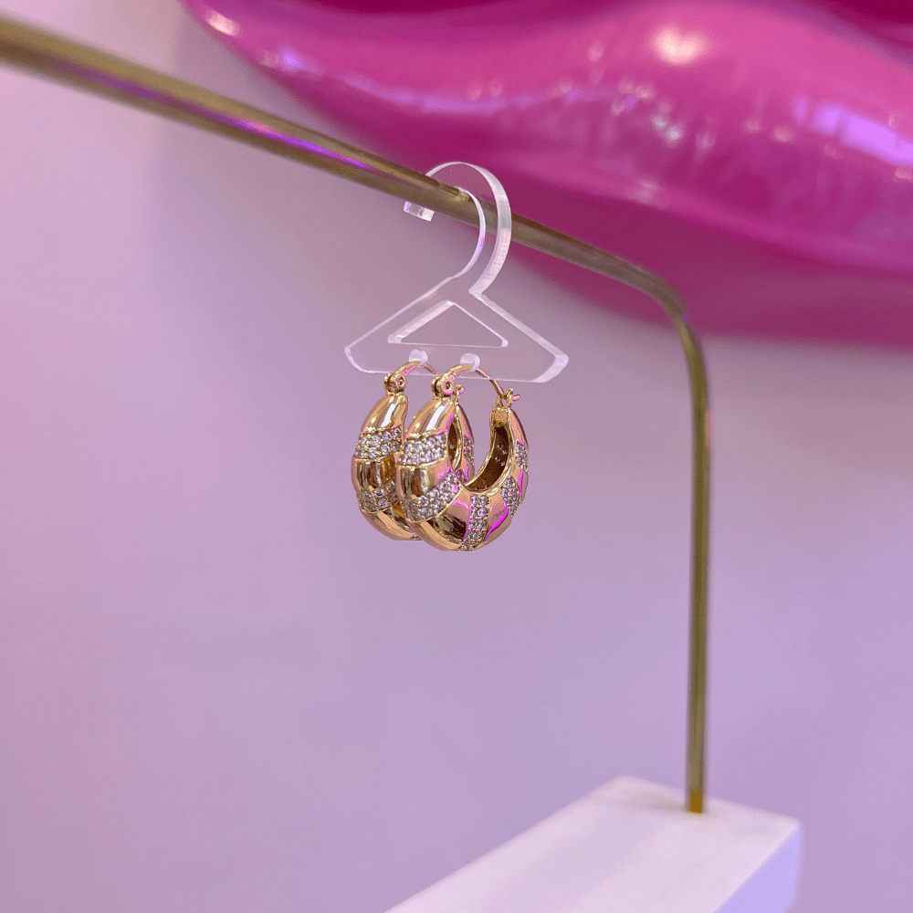 Gold Halka Küpe