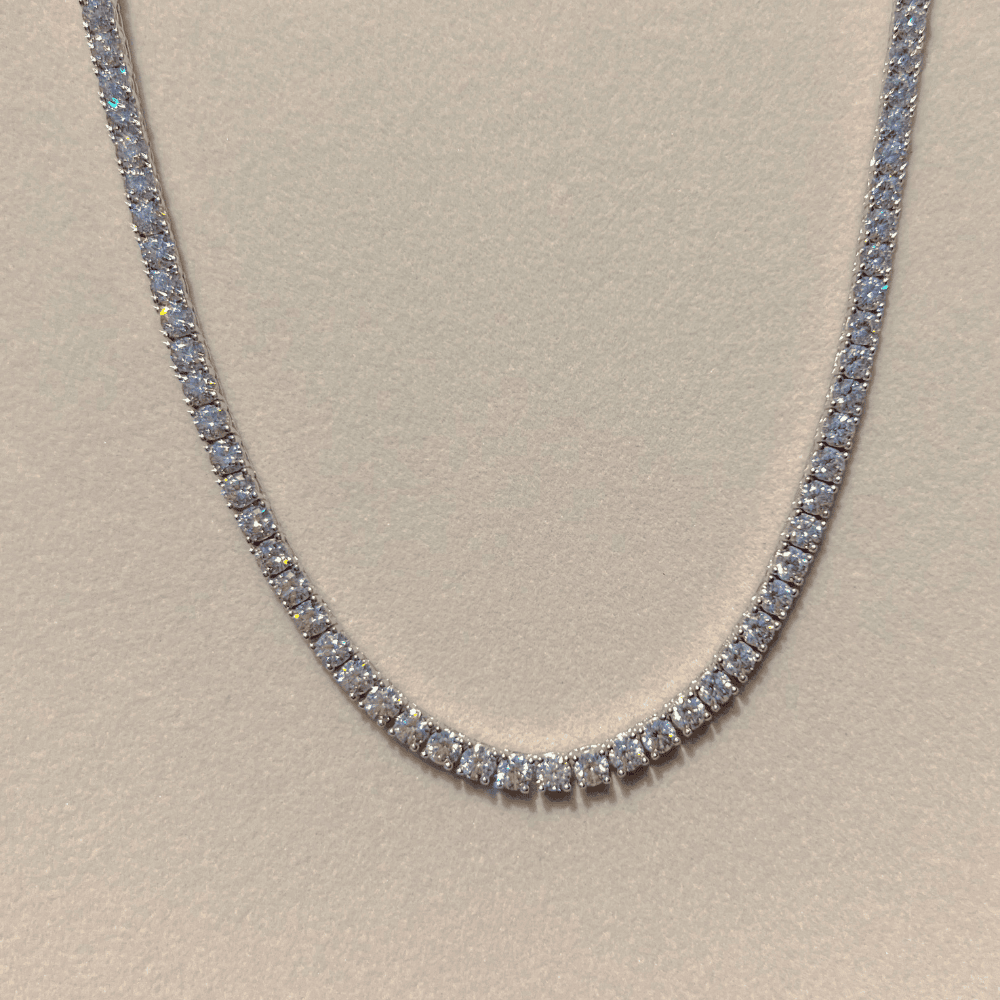 925 Ayar Silver Döküm Suyolu Kolye