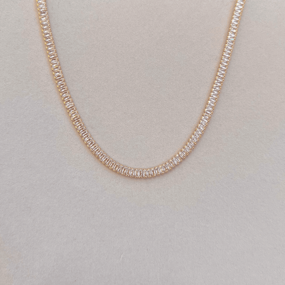 Gold Baget Suyolu Kolye