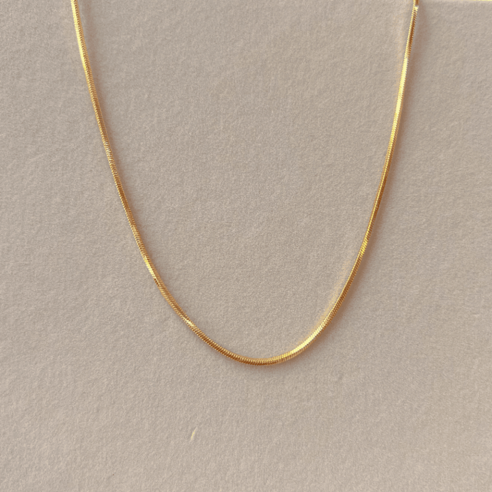 Gold Yılan Zincir Kolye