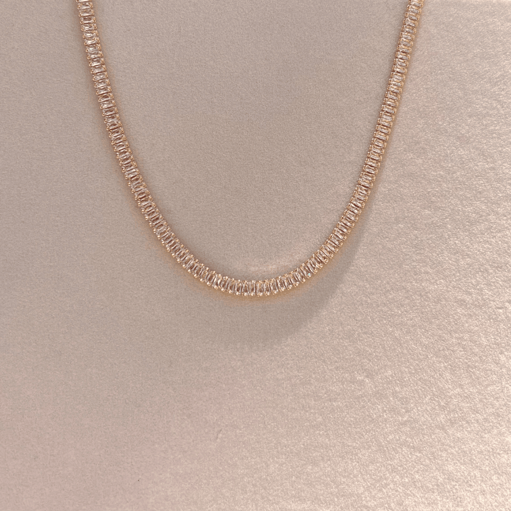 Gold Baget Suyolu Kolye