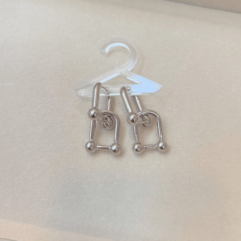 Silver Taşsız Tiff Küpe