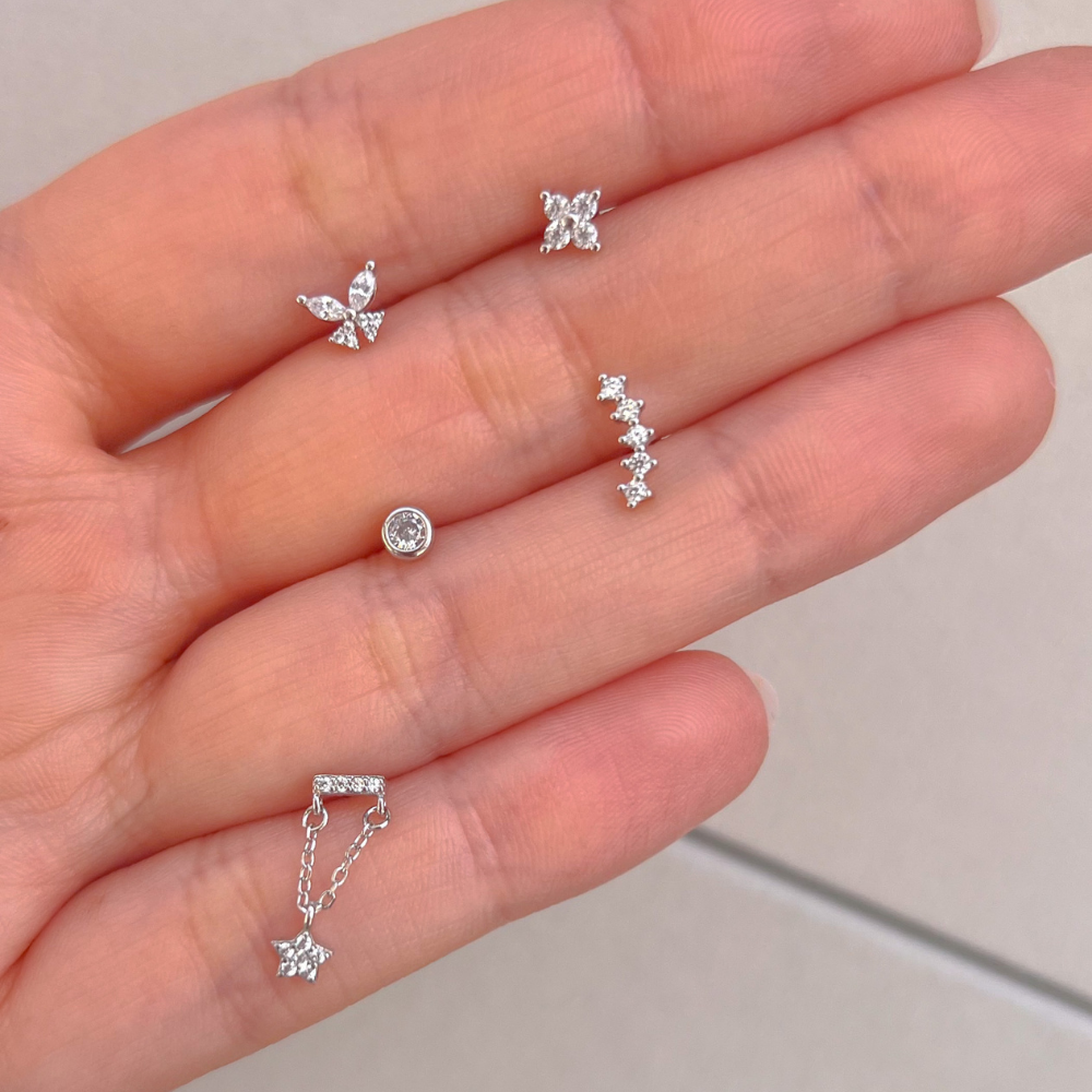 925 Ayar Silver Piercing