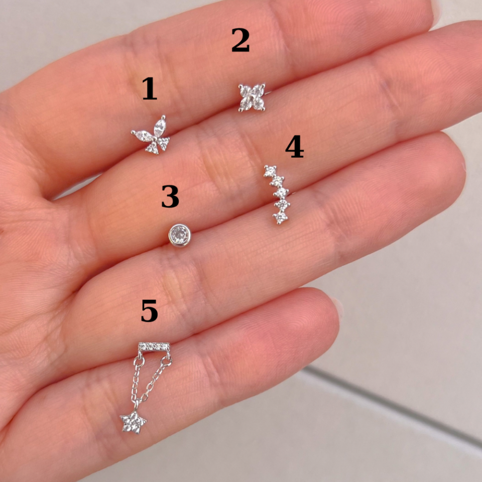925 Ayar Silver Piercing