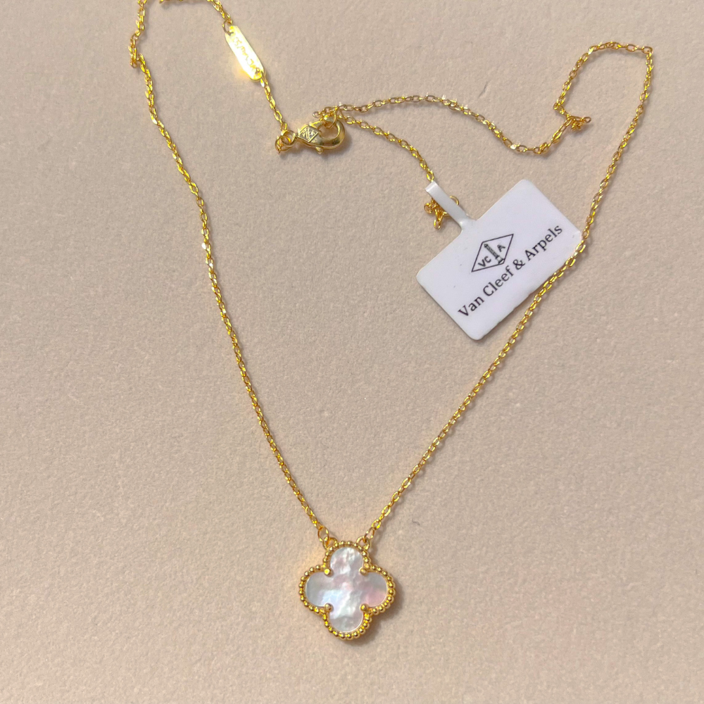 İthal Gold Yonca Kolye