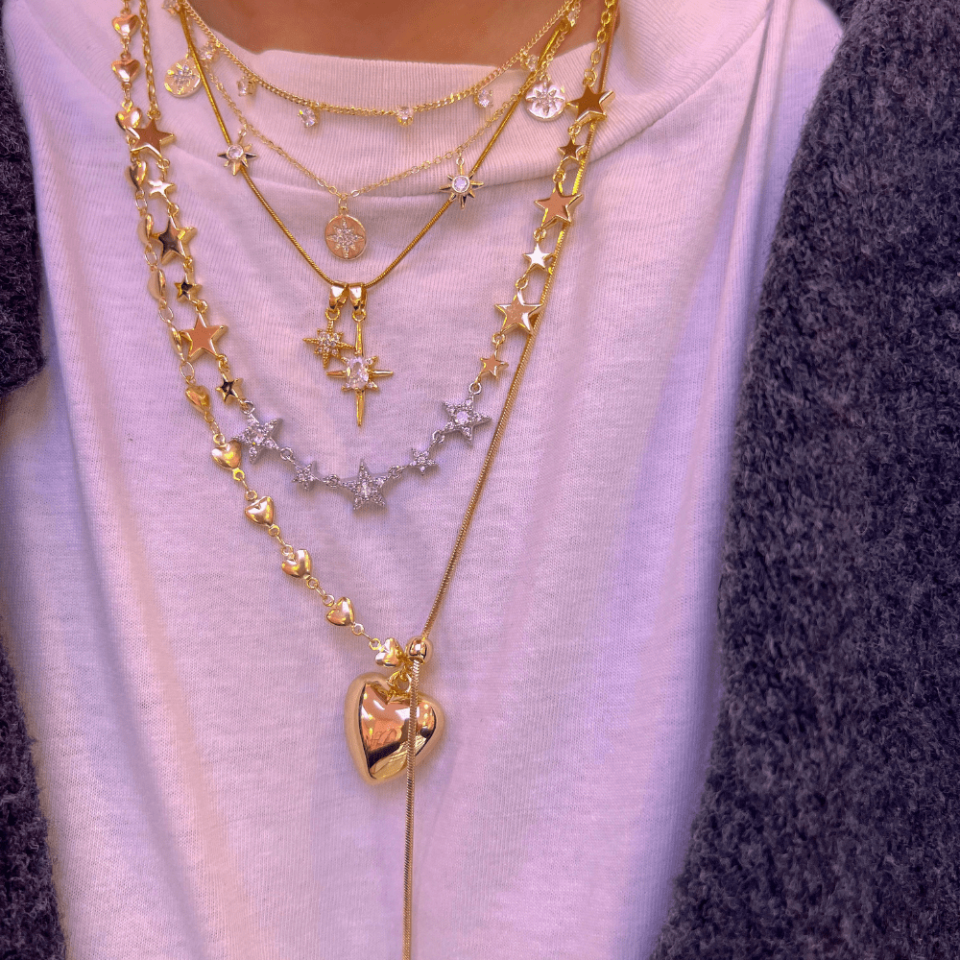 Gold Kalp Kolye